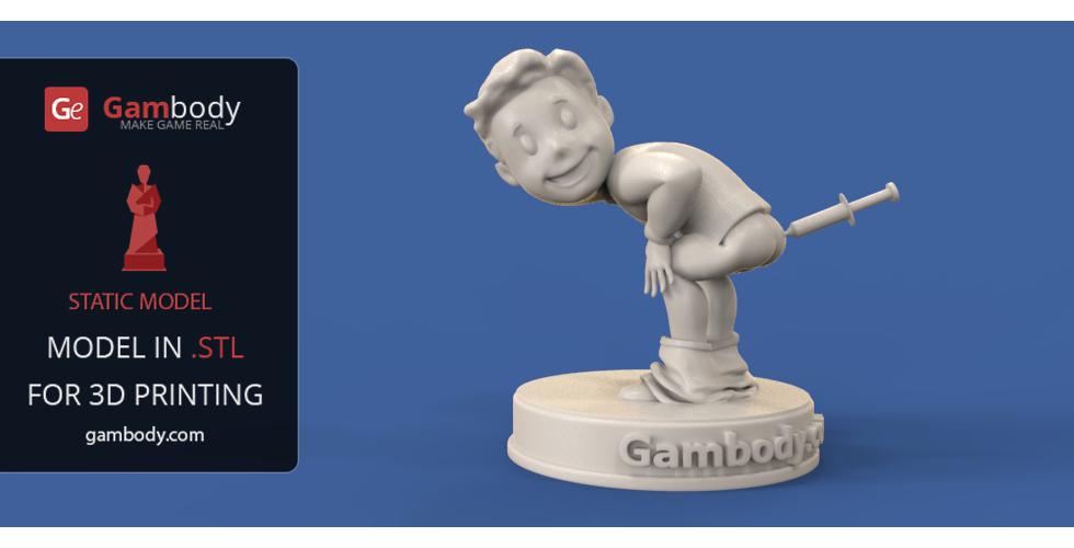 Roblox Character Video game Fallout 4, Vault Boy, 3D Computer