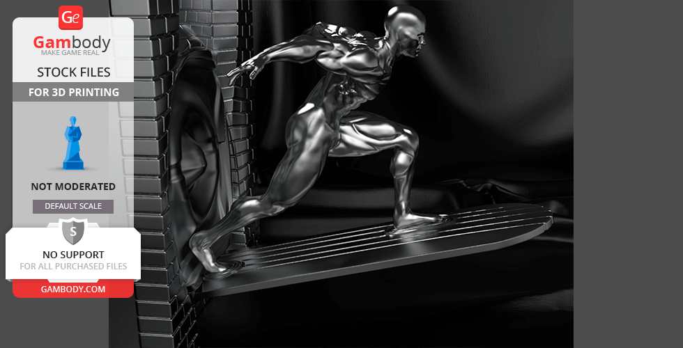 SILVER SURFER (all 3 Version) - STL Files