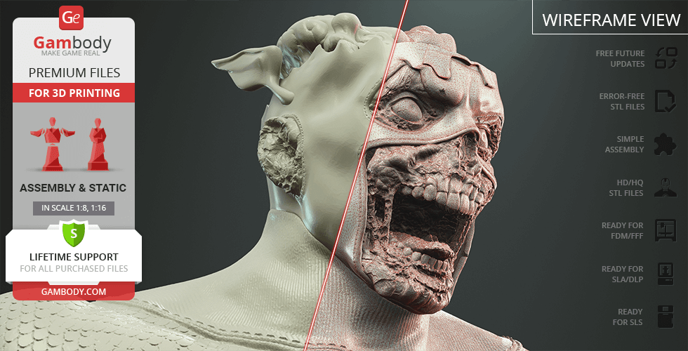 3D file Zombie Pack Vol.01 🧟・3D printing idea to download・Cults