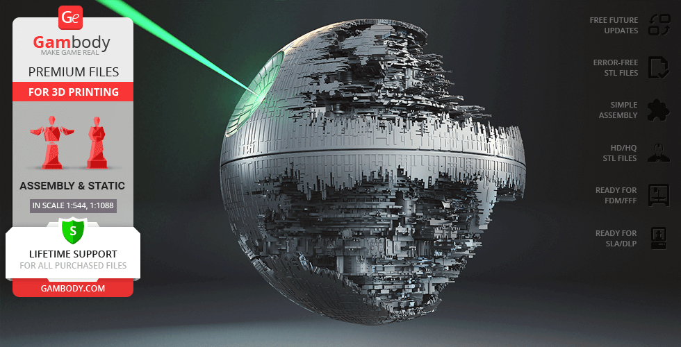 Death Star II - STL files for 3D Printing