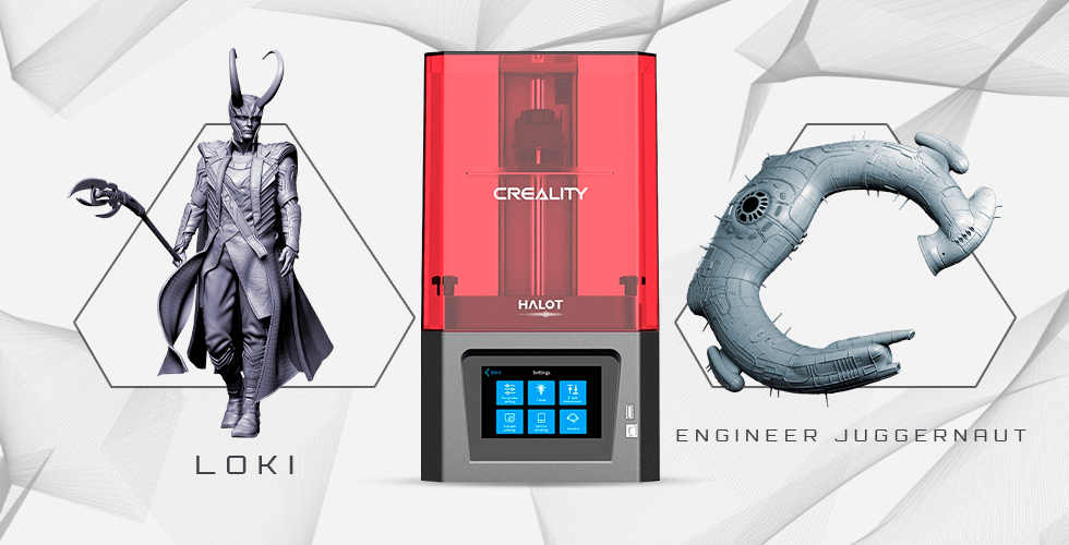 Buy Creality Resin 3D Printer + Engineer Juggernaut + Loki