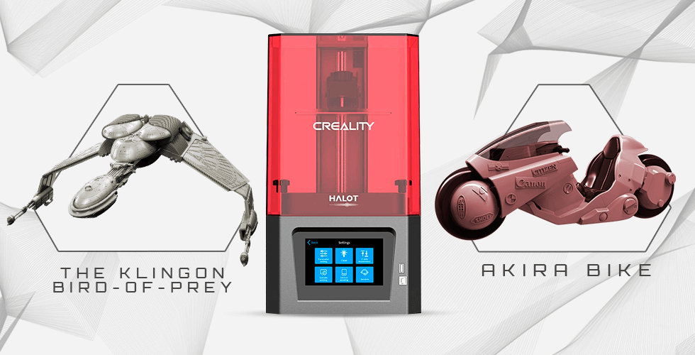 Buy Creality Resin 3D Printer + Akira Bike + Klingon Bird-of-Prey