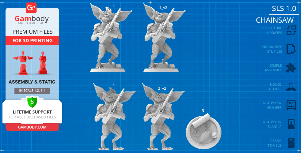 STL file Krauser [Mutated] (Residual Evil) 🎲・3D printer model to  download・Cults