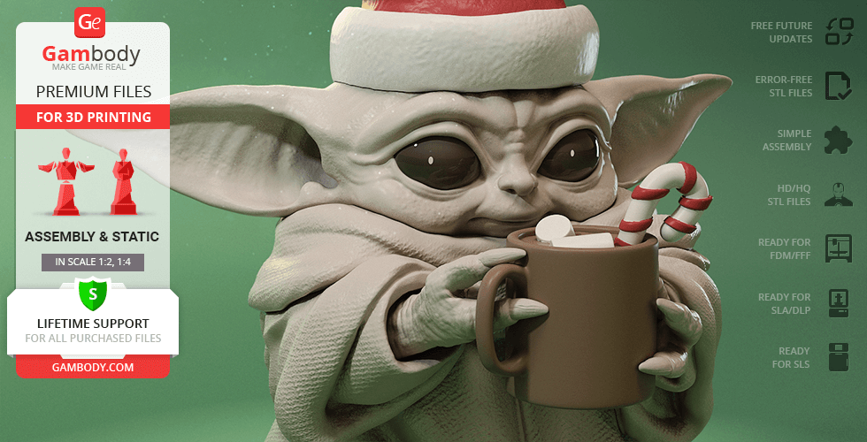 Grogu / Baby Yoda 3D Coffee Mug