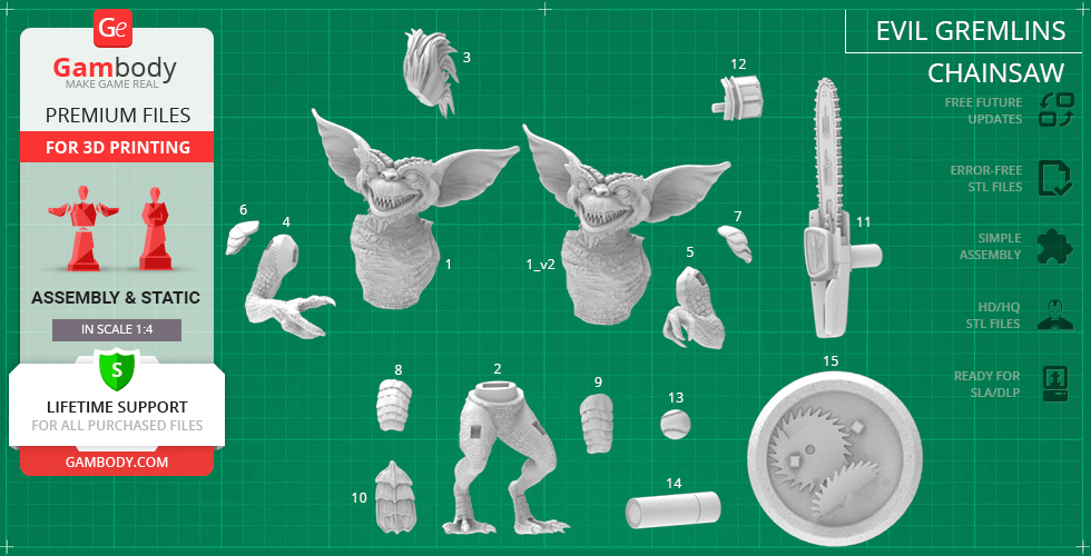 Creality HALOT-ONE Resin 3D Printer + Free Evil Gremlins and Carnage STL  Files