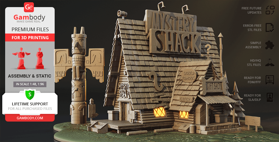 Gravity Falls Mystery Shack Details Set