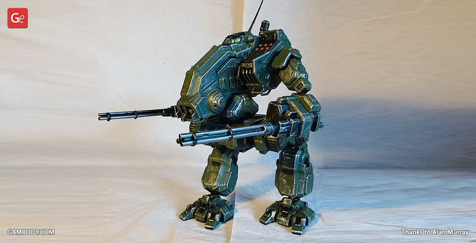 Buy MWO Mad Dog 3D Printing Model | Assembly + Action