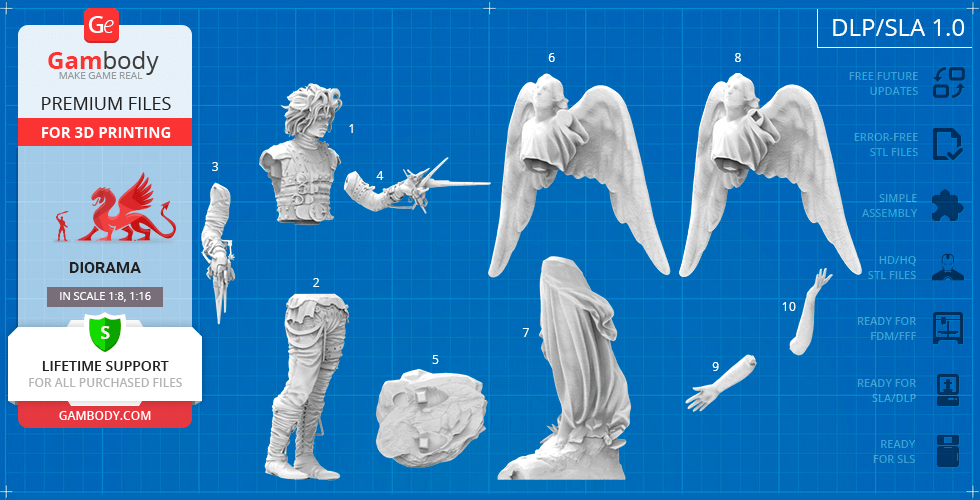 3D file Gothic jetpacks 🎒・3D printer model to download・Cults