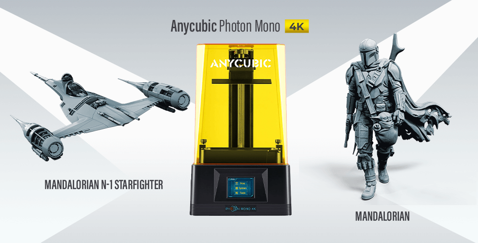 Anycubic Photon Mono 4K + Free and The N-1 Starfighter STL Files | Gambody
