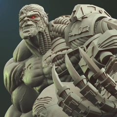 preview of Cyborg Hulk 3D Printing Figurine | Assembly