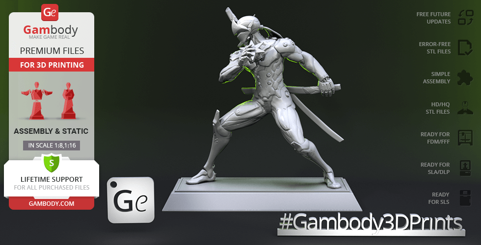 Overwatch Genji newest Statue