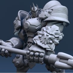 preview of Reinhardt 3D Printing Figurine | Assembly