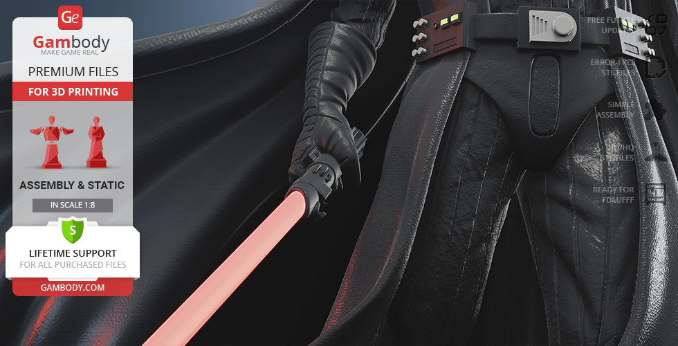 Anycubic Kobra Go FDM 3D Printer + Darth Vader and Batwing STL files