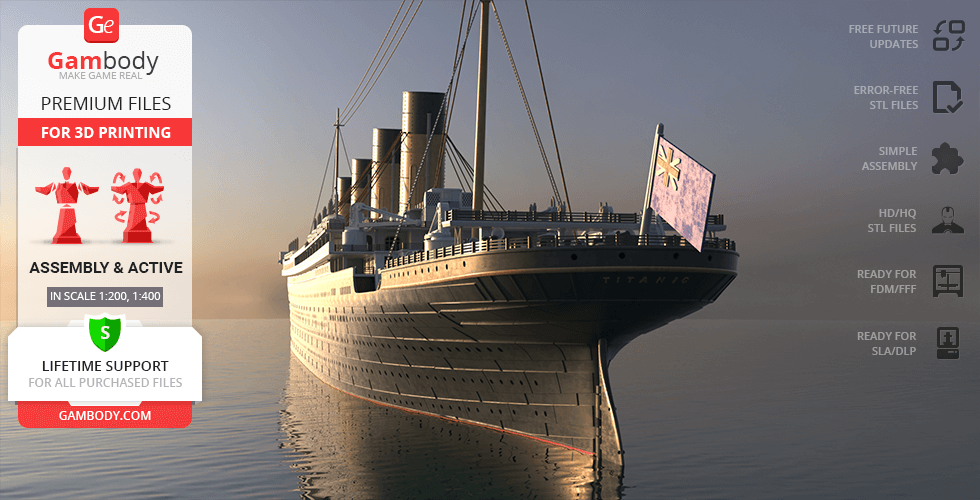 RMS Titanic Modello 3D
