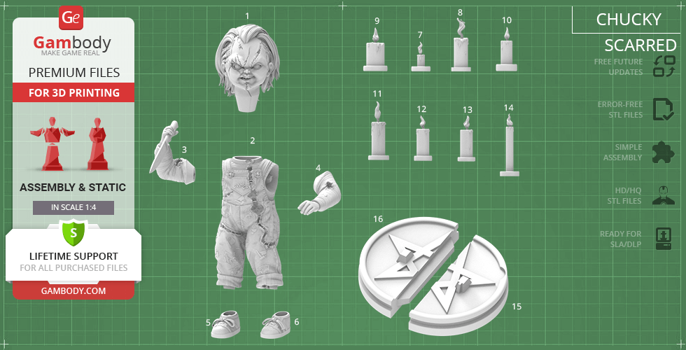Anycubic Photon Mono 2 3D Printer + Chucky + Frankenstein's Monster