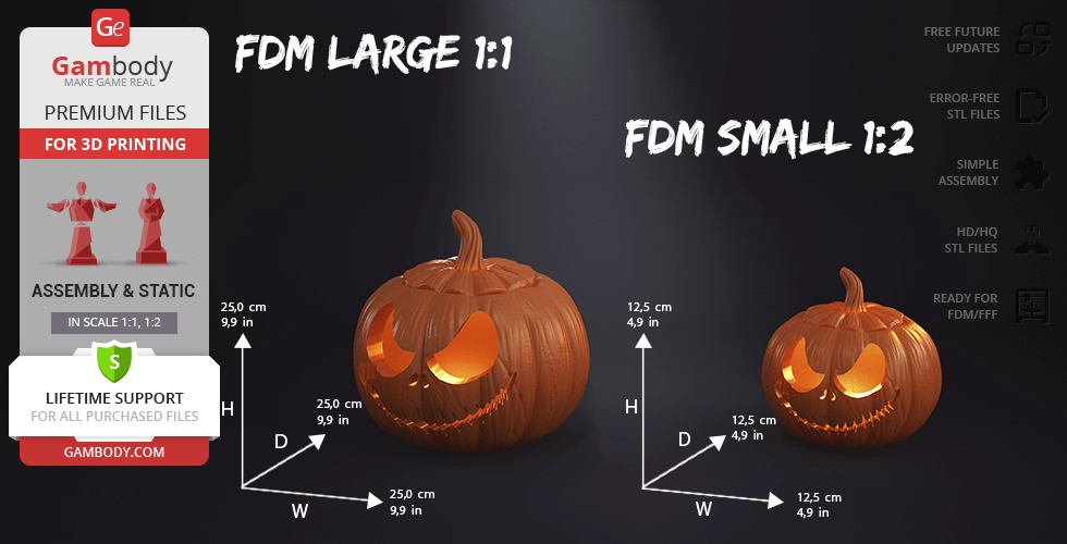 STL file Halloween pumpkin mask 🎃・3D printer model to download・Cults