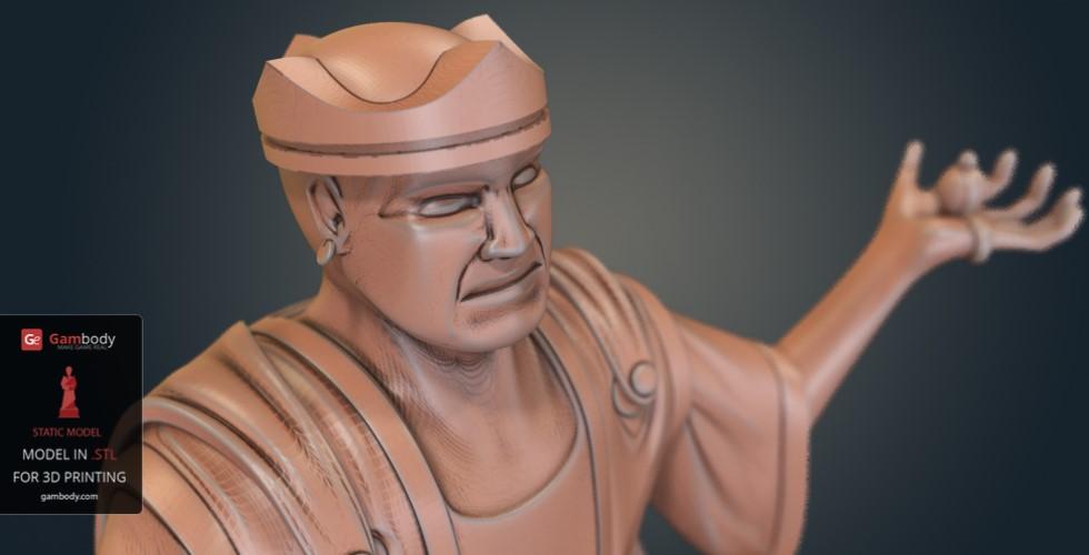 3D Printable Human Male Wizard 2 by FORG3D_MNL