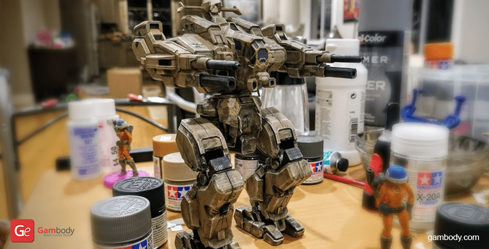 Buy MWO Rifleman 3D Printing Model | Assembly + Action