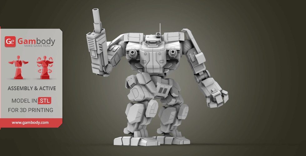 Buy MWO Awesome 3D Printing Files | Assembly + Action