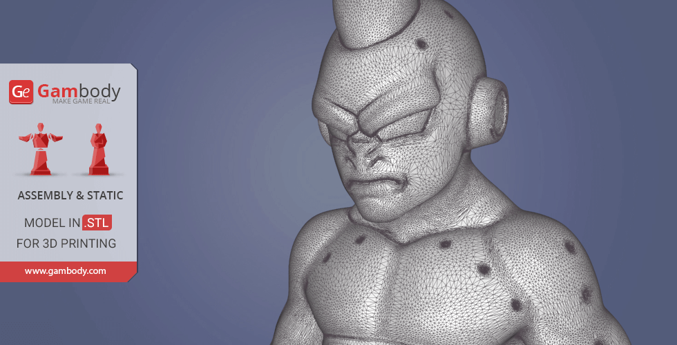 Majin Buu from Dragon Ball Z - 3D Printable STL 3D model 3D printable