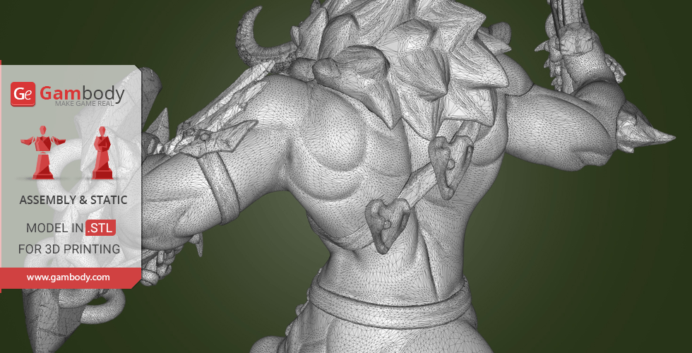 STL file Lynel - The Legend of Zelda - Breath of the Wild 🔗・3D print  object to download・Cults