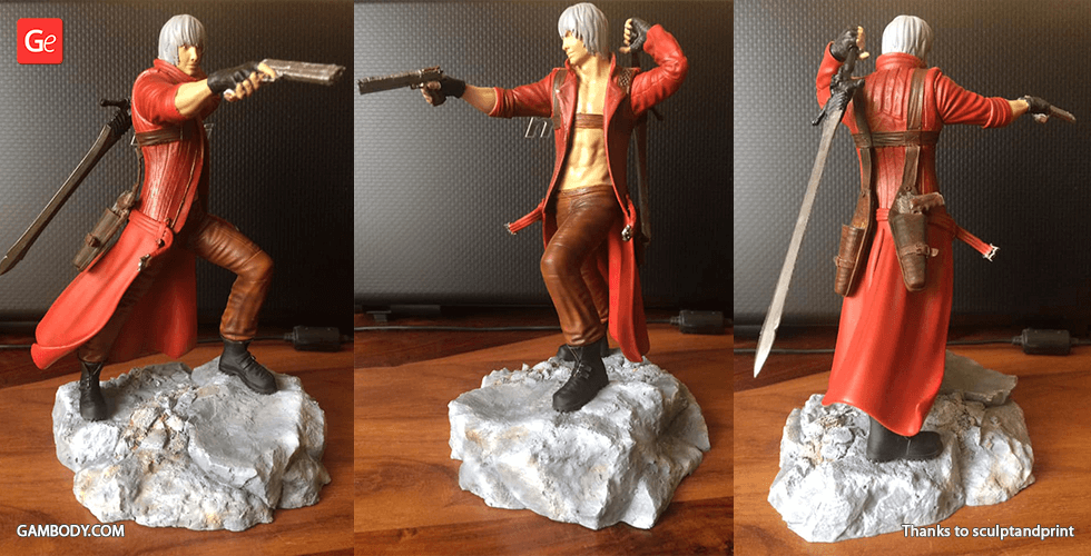 STL file FUNKO Dante Devil May Cry 😈・3D printing template to download・Cults