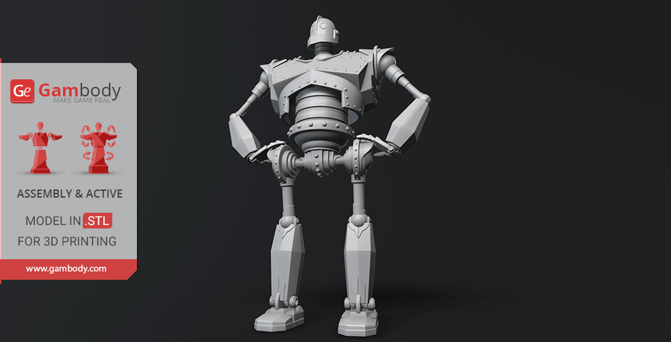 The Iron Giant - STL files for 3D Printing