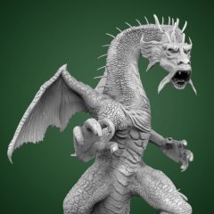 preview of Fin Fang Foom 3D Printing Miniature | Assembly