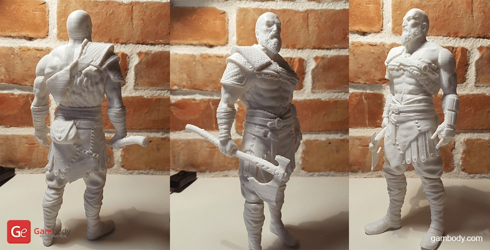 Kratos Standing V4 3D Printing Figurine God of War STL Files