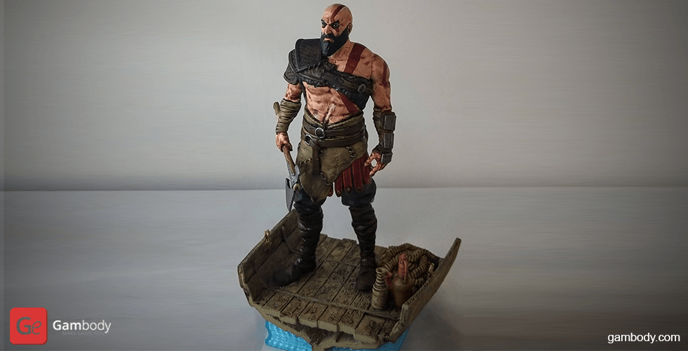Buy Grumpy Old Kratos 3D Printing Figurine | Assembly