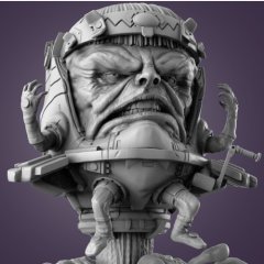 preview of Modok 3D Printing Figurine | Assembly