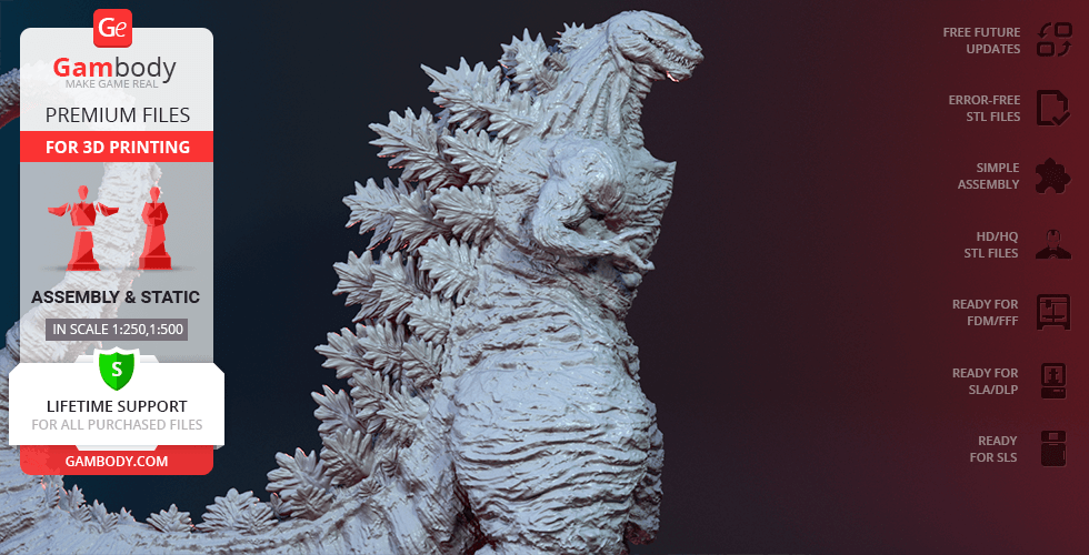 Mutant Shin Godzilla STL Files For 3D Printing Gambody, 48% OFF