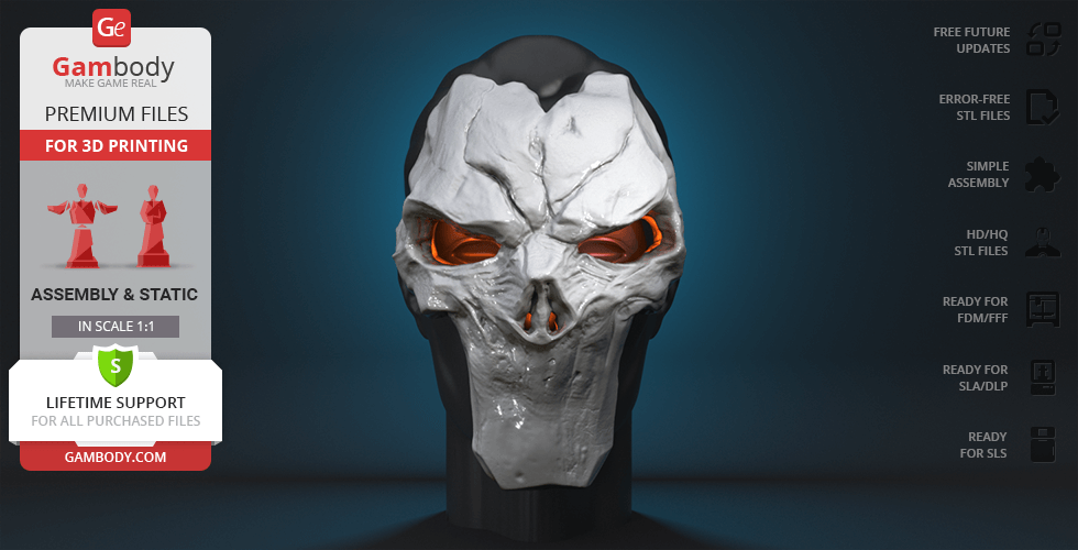 Buy Mask of the Death 3D Printing Cosplay Stuff | Static