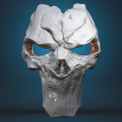 preview of Mask of the Death 3D Printing Cosplay Stuff | Static