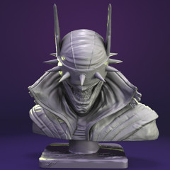 preview of The Batman Who Laughs Bust 3D Printing Figurine | Assembly