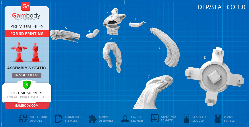 STL file Full size Hanger - 2 Parts・3D print model to download・Cults