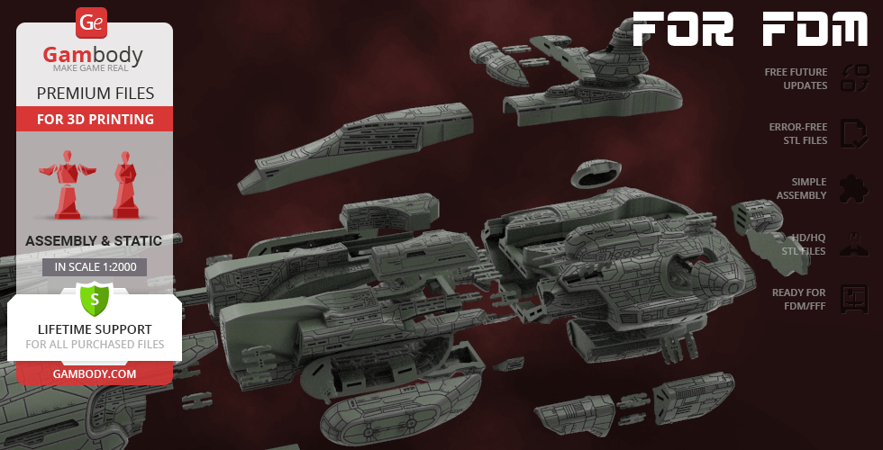 Megathron EVE Online STL Files For 3D Printing Gambody, 50% OFF