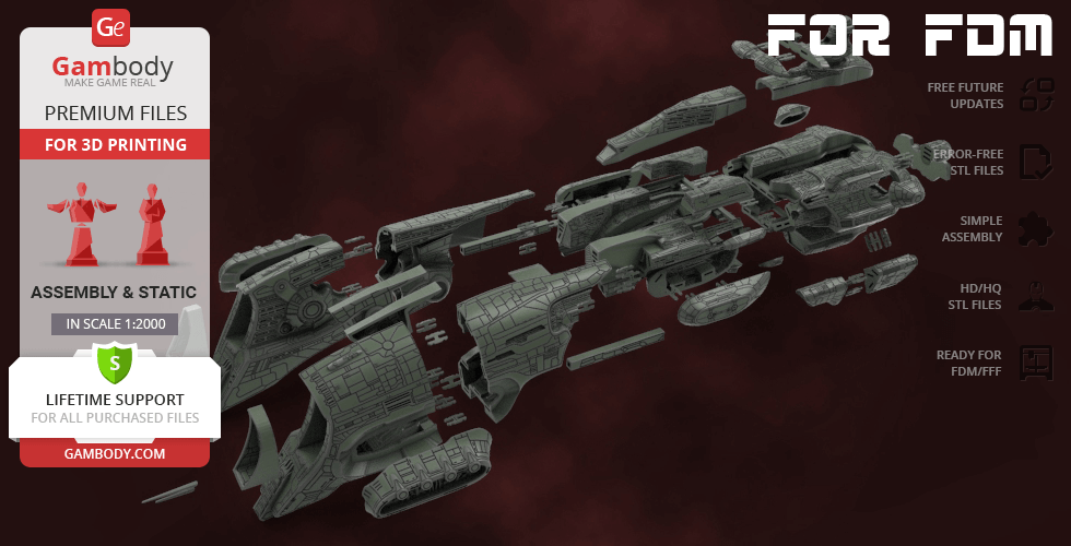 Megathron EVE Online STL Files For 3D Printing Gambody, 50% OFF