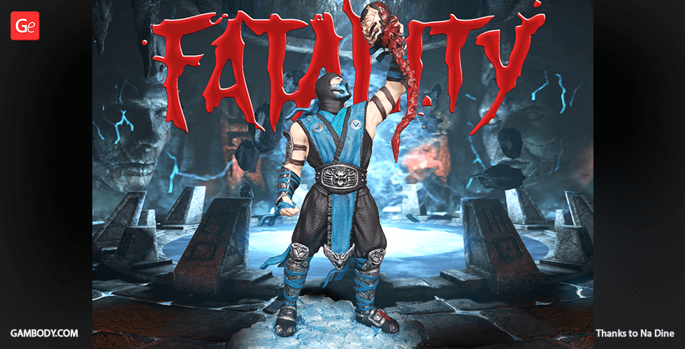 STL file Sub Zero Mortal Kombat 🕹・3D printable design to