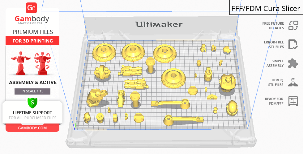 3D file Sakamoto Days  Gaku's Mace 🔫・3D printing template to