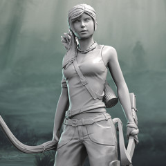 preview of Lara Croft 3D Printing Figurine | Assembly