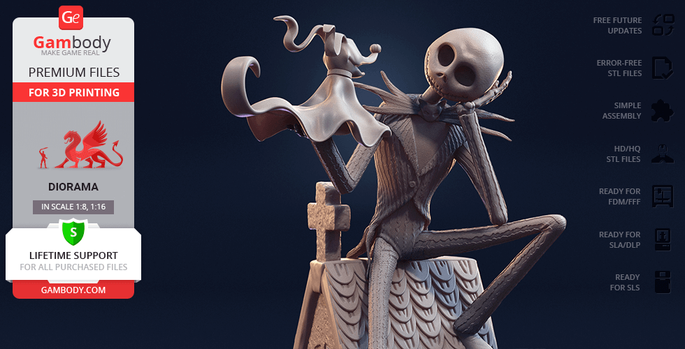 Jack Skellington Gallery Diorama